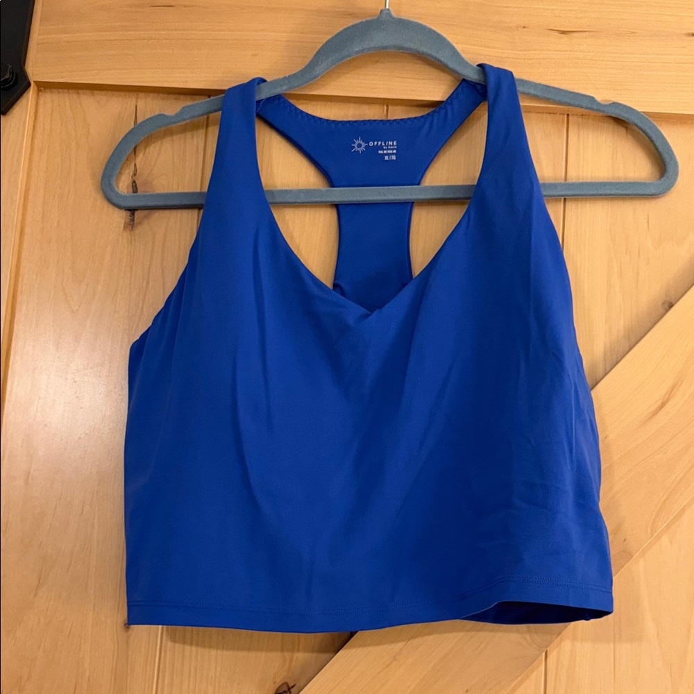 Offline by Aerie Blue Workout Tank